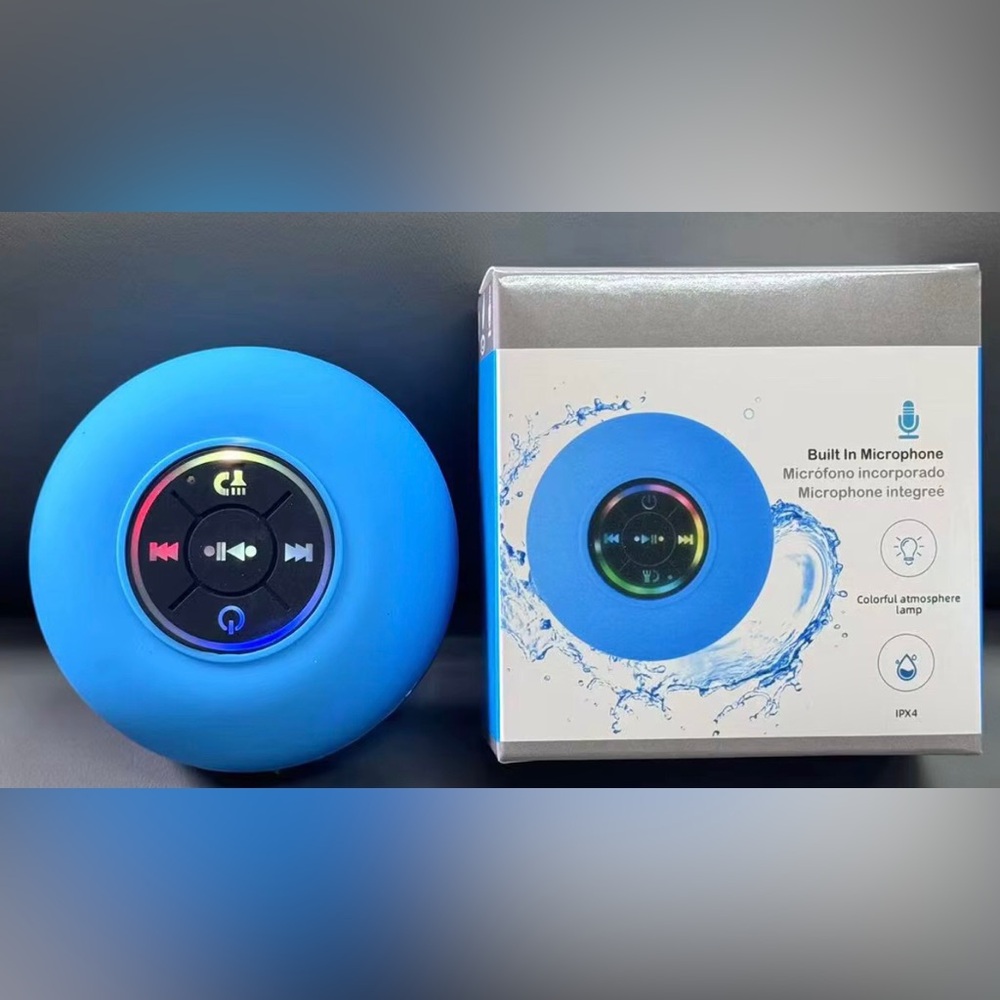 Waterproof speaker Shower Wireless Bluetooth Speaker with Built-in Microphone